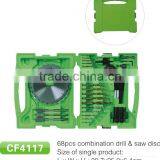 68pcs Combination Drill and Saw Blade Set in Plastic Case thumbnail-1