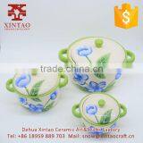 Tableware Decorative Handmade Ceramic Honey Jar With Lid thumbnail-5