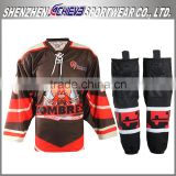Sublimated usa hockey shirt jersey custom