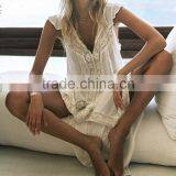 Summer Luxe Lace Boho Cover Up Peasant Women Dresses Western Dresses Names HSd5173 thumbnail-4