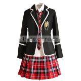 Girl's Formal Felt School Uniform Blazer With Skirt/School Jacket thumbnail-4