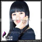 CX-A-64D Flower Rex Rabbit Fur Girl Cute Ball Rings thumbnail-3