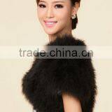 CX-G-B-219 2016 Women Apparel In Stock Women Fashion Turkey Fur Vest thumbnail-5