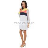New Model Long Sleeves Chiffon Ladies Clothes Dress for Casual thumbnail-3