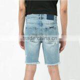 Top Design Men's Denim Short Pants Custom Jean Pants Fashion Shorts thumbnail-3