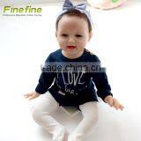 Expensive Sublimation Baby Clothes Print Long Sleeve Newborn Baby Romper thumbnail-3