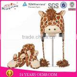 Giraffe New Fashion Knit Crochet Animal Hats for Children thumbnail-1