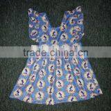 Whloesale Easter Baby Dress Girls Clothing With Bunny Printed for Children Kids Dress Clothing thumbnail-6