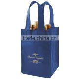 4 Bottle Wine Tote Bag - Fits 4 Wine Bottles, Features 20" Handles and Comes With Your Logo. thumbnail-5