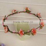 Hunter Multi Flower Bridal Headpiece Floral Halo Floral Head Wreath thumbnail-5