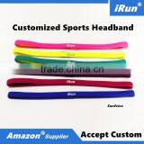 New Activities Slim Headband Non-Slip Grip Hairband Elastic Pullover Single Band Silicone Lined Sweatband for Golf Yoga Running thumbnail-1
