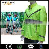 Night Vision Cycling Rain Jacket Jersey Safety Jacket thumbnail-3