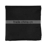 Hand-rolled Borders Men's Silk Black Hankie thumbnail-1