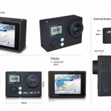 M8 Allwinner V3 Dual Lens Sports Action Camera 4K Ultra HD 1080P DV Recorder Camera Wifi thumbnail-5