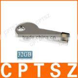 32GB Silver Metal Key Style USB 2.0 Flash Disk/ USB Flash Drive thumbnail-1
