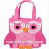 Pink Diy Purse, Make Your Own Purse, Felt Owl Purse With Everything You Need To Sew Sewing A Purse thumbnail-1