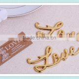 Best Quality Chrome Love Bottle Opener Wedding & Bridal Shower Favors and Gift For Guest thumbnail-1