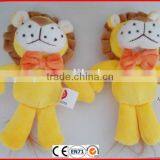4" Soft Plush Animal Lion Keychain With Logo Printed in the T Shirts thumbnail-6