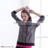 Sportswear High Neck Hoodie Women Jacket thumbnail-3