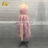 Real Pictures Colorful Tulle Ruffle Bridesmaid Dress 2017 thumbnail-1