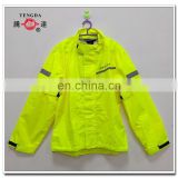 reflector polyester oxford motorcycle rainsuit