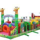 HI Large Animal Outdoor Inflatablr Obstacle Course Equipment for Kids