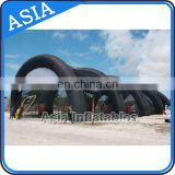 Outdoor Events Giant Inflatable Tunnel Inflatable Paintball Tent For Promotion