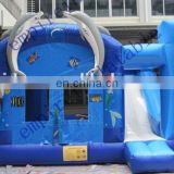 Hot sale safe Finding Nemo theme castle with slide CC066