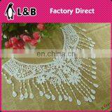 New Design Milk Silk Collar Embroidered Neckline Fringe Decorative Collar For Garment thumbnail-5