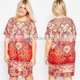 Custom-made Printing Dress for Fat Women Plus Size Women Clothing