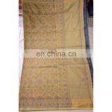 Women's Designer Wedding Wear Gray Handmade Valkalam Banarasi Silk Bridal Saree Party Wear Dress thumbnail-2
