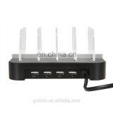 Cell Phone Accaessory Multi Port Usb Charger Station for Apple Smartphone Laptop Stand