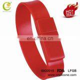 Waterproof Custom Promotion Gift Colorful Silicon Wristband/ Bracelet Usb Flash Drive thumbnail-1