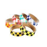 Traffic Safety Sign Material Self Adhesive Reflective Vinyl For Inkjet Printing