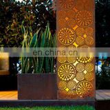 Outdoor Rusty Metal Decorative Advertising Light Boxes