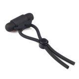 Silicone 10 Speed V-ibrating C-ock Ring With Bullet Head for Sex for Men thumbnail-2