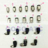 GOGO 10pcs a Lot High Quality Mini Type Fittings PC-C POC-C PL-C 4mm 6mm ,M3 M5 M6 M8 1/8"BSP Pneumatic Valve Micro Connectors thumbnail-3