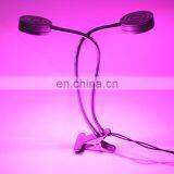 2018 New LED Grow Light, 14W Indoor Flexible Gooseneck Plant Growth Clip Light With USB Port Double Head