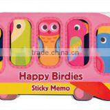 Bird & Animal on the Plane Die Cut Shape Note Set Notepad Sticky Memo Pad thumbnail-2