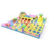 Lastly One Big Size Fantastic Dream Castle Inflatable Bouncer Combo With Slide Maze Obstacle Course For Sale thumbnail-3