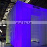 Customized Size 2.2*2.2m Led Light Inflatable Photo Booth Photobooth Enclosure Wall for Sale thumbnail-5