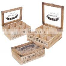 Hot Sale Custom Size Luxury Packaging Gift Wooden Tea Box thumbnail-3