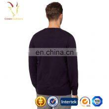 Knitting Mens Cashmere Sweater Crewneck Design thumbnail-5