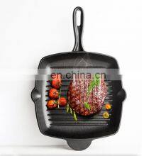 BBQ Super Heat Resistant Breakfast Square Griddle Non-Stick Sandwich Cast Iron Pan thumbnail-4