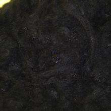 3d X 64mm Black Recycled Polyester Staple Fiber thumbnail-1