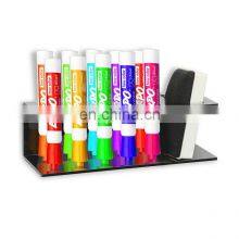 Стеновая подставка для 10 маркеров для стираемой акриловой доски черного цвета