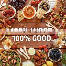 YADA Disposable 140mm Wooden Spoons for Ice Cream Natural Food Grade Eco-Friendly Biodegradable thumbnail-4