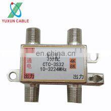 OEM 4K 10-3224MHz Indoor 6 Way CATV Splitter thumbnail-3
