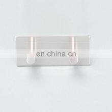 Direct Factory Supply Customized Logo Stainless Steel Kitchen Wall Hanger Bathroom Wall Mounted Double Hooks For Hanging thumbnail-4