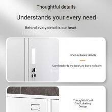 Casilleros para empleados de acero inoxidable grueso y resistente a la intemperie con diseño de espejo de maquillaje para oficinas y lugares de trabajo - OEM/ODM thumbnail-4